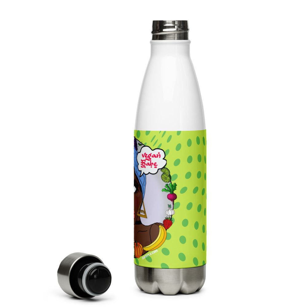 Vegan Babe Stainless Steel Water Bottle