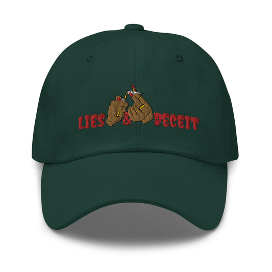 Lies&Deceit Embroidered Dad hat