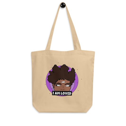 I Am Loved Organic Cotton Tote Bag